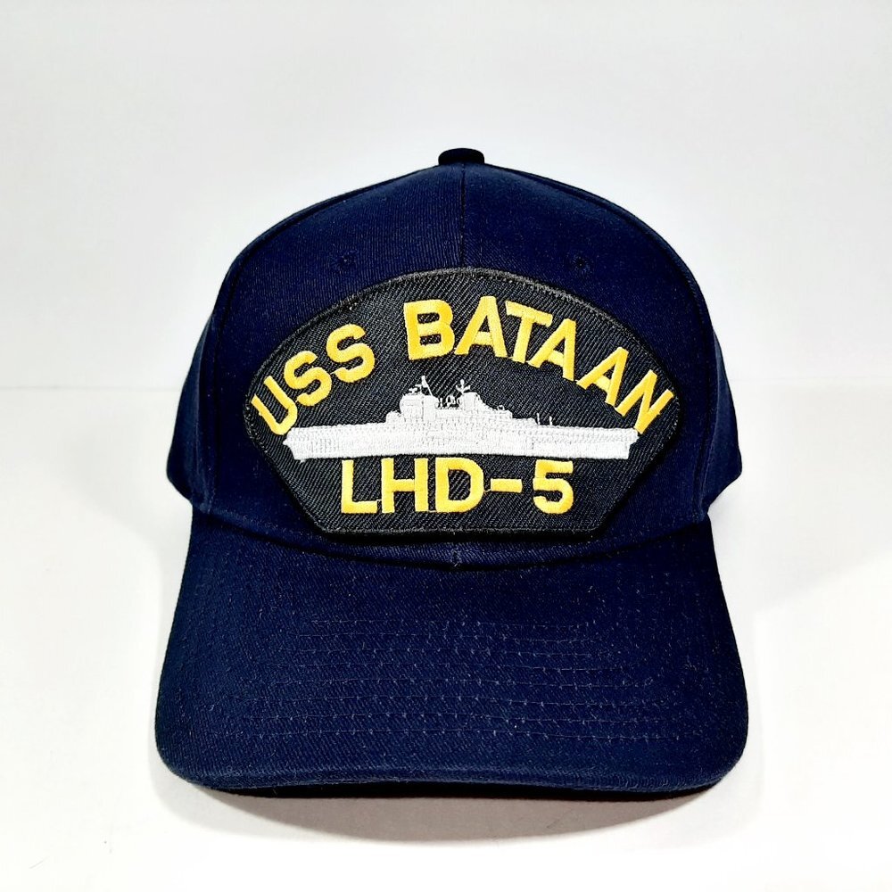 US Navy USS Bataan LHD-5 Embroidered Patch Hat Bas